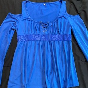 Pretty blue shirt size M